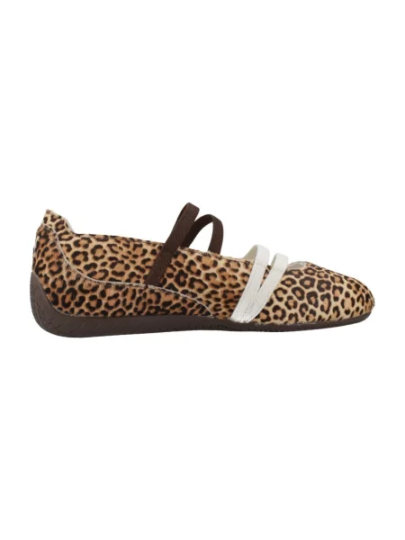 Pantofi Puma cu model leopard galben
