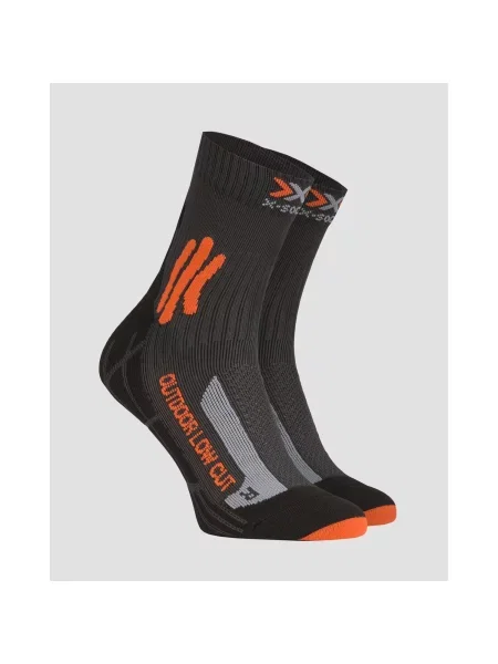 Ponožky X-socks Trek Outdoor Low Cut šedé