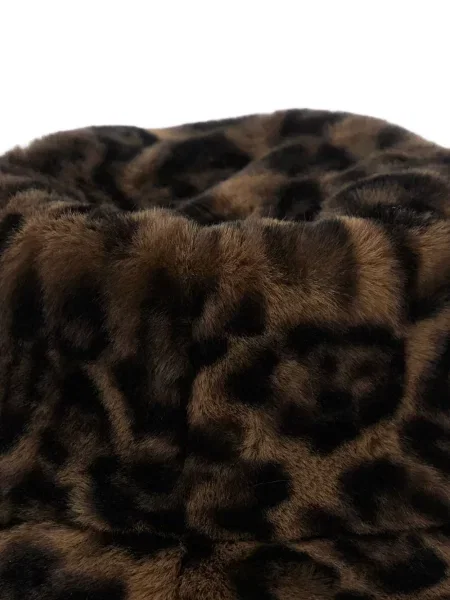 Pălărie Apparis cu imagine cu model leopard maro