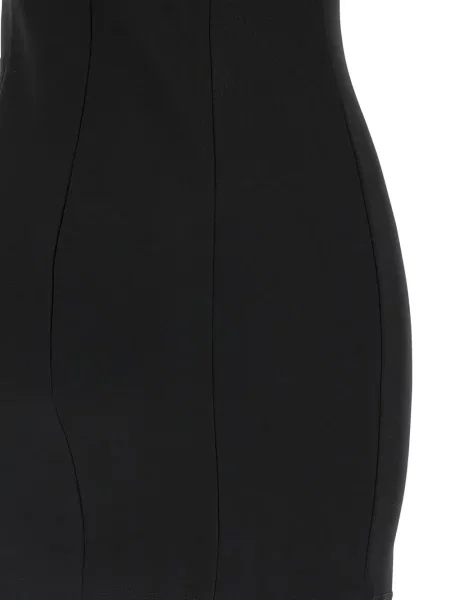 Rochie mini Nensi Dojaka din tul de costum negru