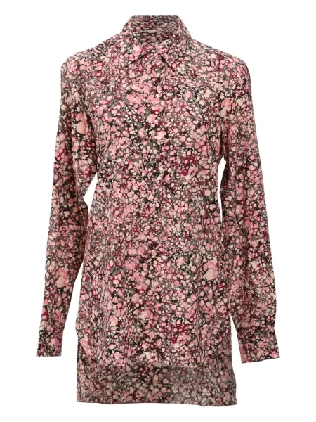 Cămașă Victoria Beckham lungă roz