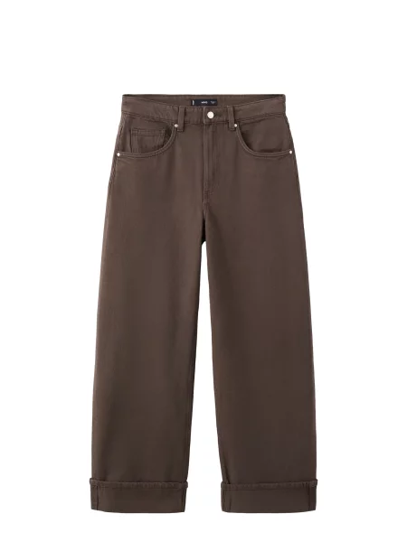 MANGO Jeans Eugenie ciocolatiu