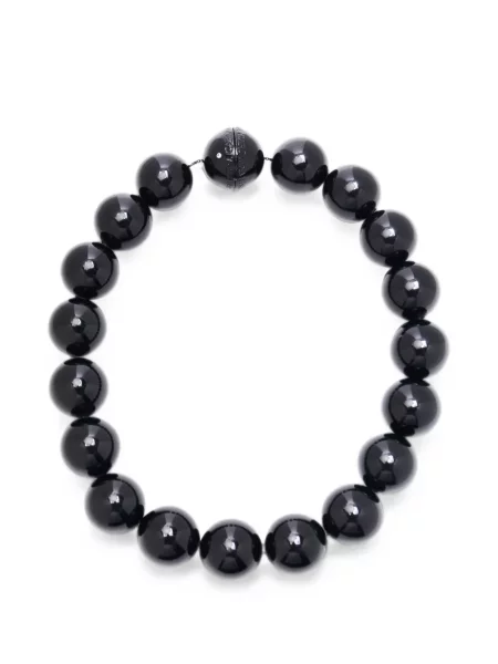 Colier Carolina Herrera cu mărgele negru