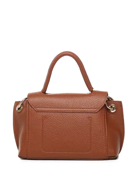 Geantă shopper V°73 cu model floral maro