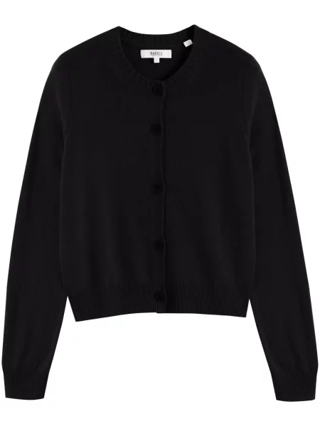 Cardigan Chinti & Parker tricotate cu decolteu rotund negru