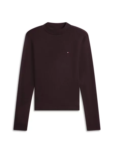 TOMMY HILFIGER Tričko Cody čokoládová