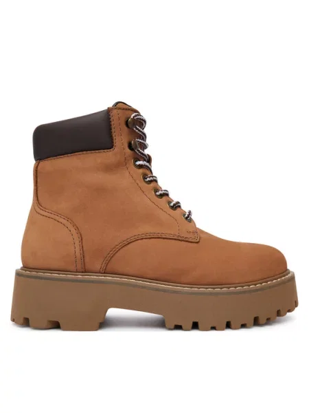 Trappers Tommy Jeans Tjw Platform Nubuck Boots bej