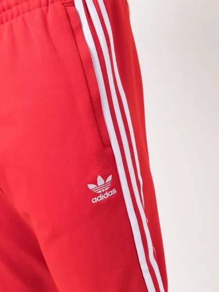 Geacă Adidas cu broderie alergare roșu