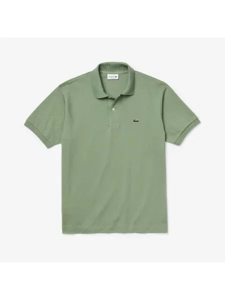 Lacoste Koszulka Polo Oryginał Petit Piqué zielona
