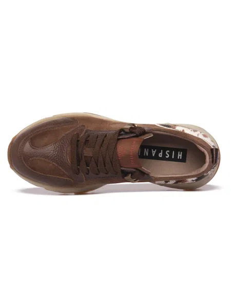 Pantofi Hispanitas din velur maro
