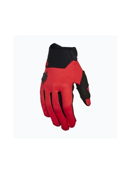 Велосипедні рукавички Fox Racing Defend Wind Offroad флуоресцентні червоні