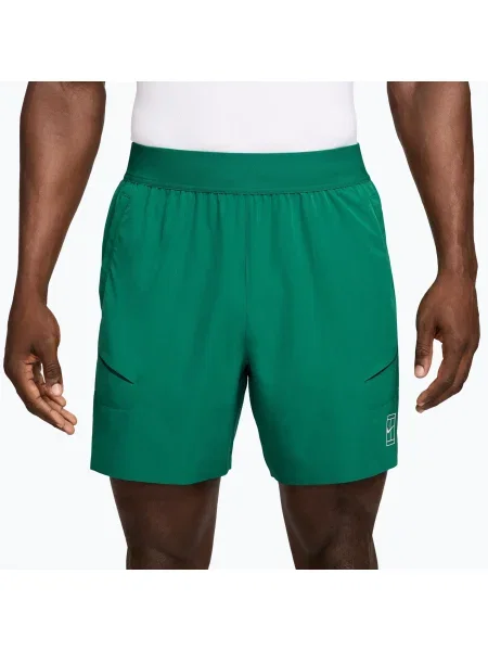 Тенісні шорти Nike Court Dri-Fit Advantage 6" malachite/white білі