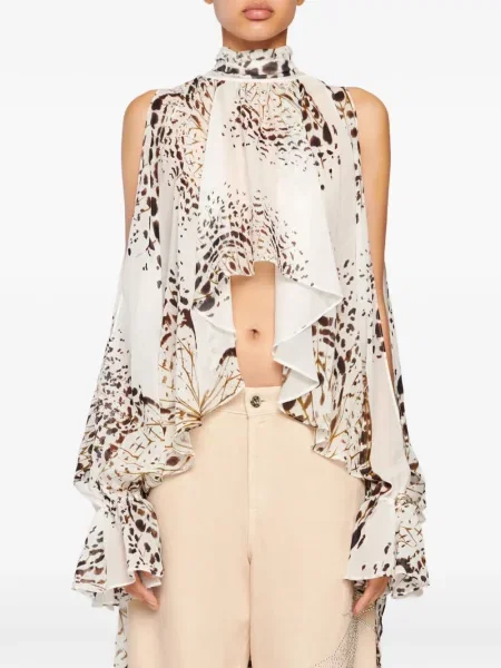 Bluză Blumarine cu imagine alb