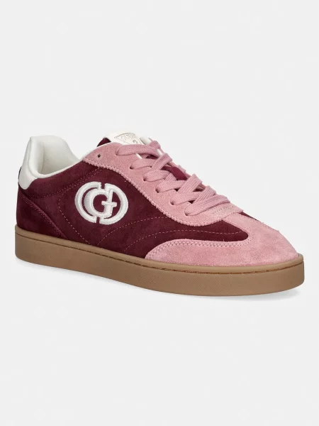 Guess JACEK sneakers pentru femei din piele întoarsă roz