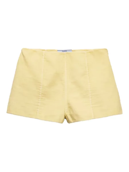 Pantaloni scurți Prada galben