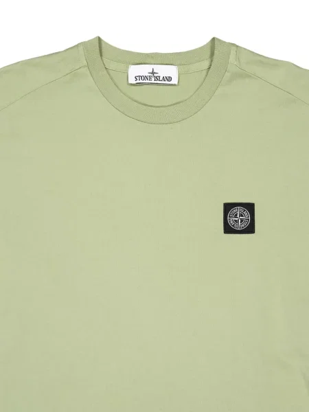 Tricou Stone Island cu strasuri verde