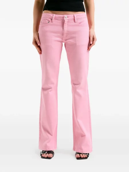 Blugi evazați Juicy Couture evazate roz