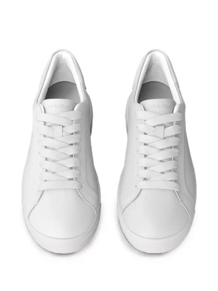 Sneakerși Calvin Klein cu imagine alb