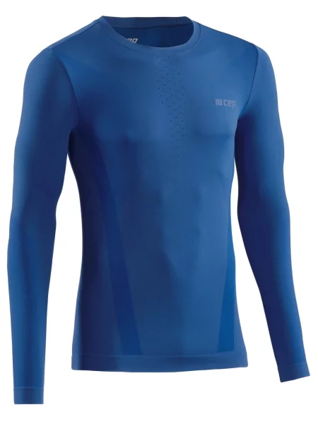Koszulka sportowa z długim rękawem CEP Cold Weather Base niebieska