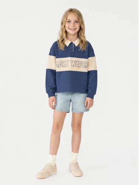 Roxy Džemperis Iconic Waves Boxy Fit mėlyna
