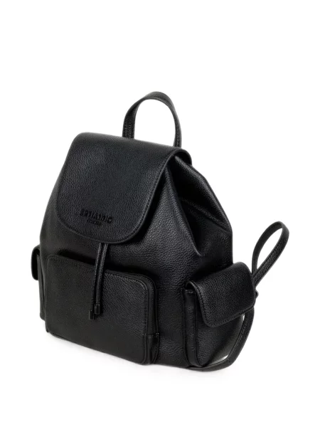 Top Ermanno Firenze din piele negru