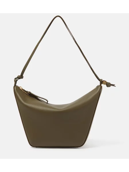 Geanta de piele Loewe din piele verde