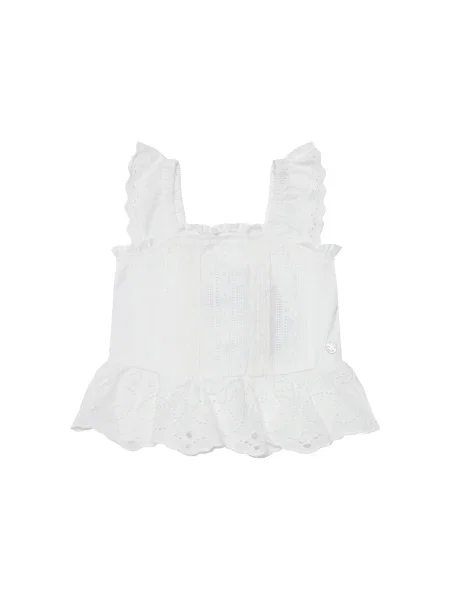 Guess Felső Regular Fit fehér