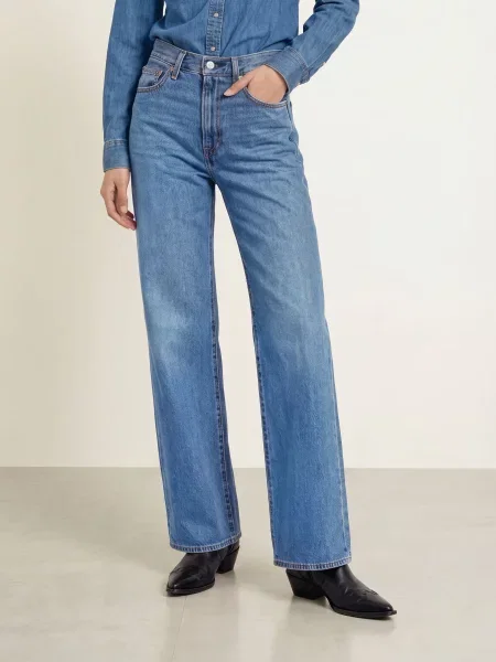 Levi's® Široké Džíny Ribcage 94 dark indigo worn in