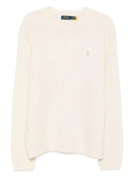 Пуловер Polo Ralph Lauren с кръгло деколте с качулка сиво