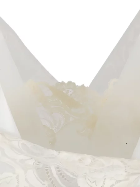 Rochie mini Maison Margiela cu bretele alb