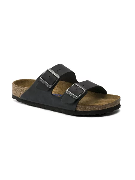 Sneakersy Birkenstock skórzane czarne