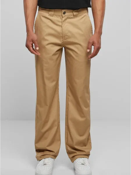 Poslovne hlače Urban Classics rjava