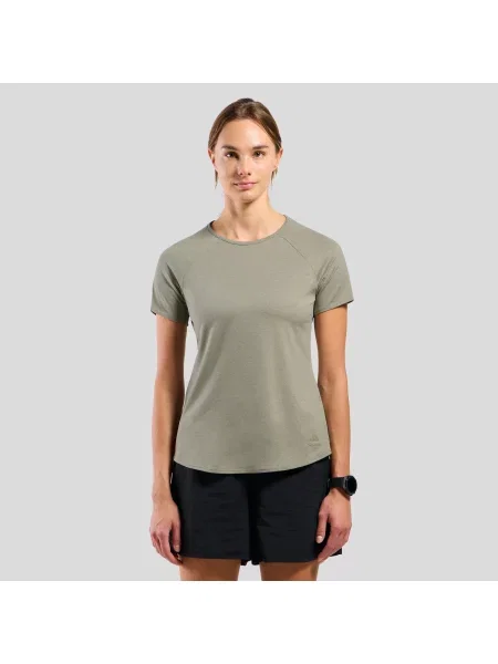 Koszulka Odlo ESSENTIAL T-shirt crew neck s/s zielona