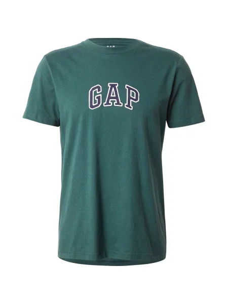 GAP Tricou închis / verde smarald albastru
