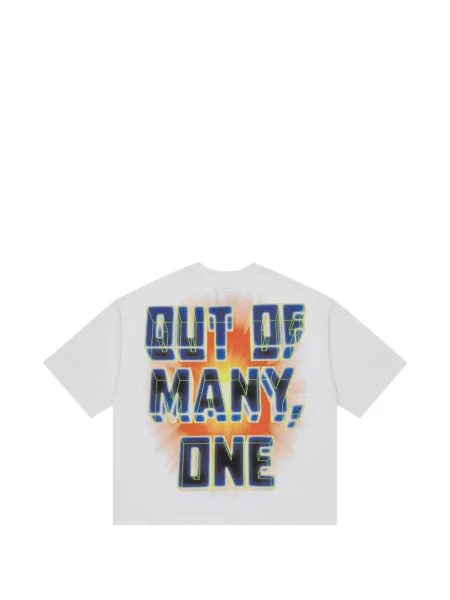 Tricou Godspeed cu imagine alb