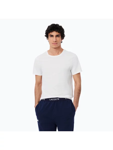 Koszulka Lacoste white/silver chine/black | WYSYŁKA W | 30 DNI NA ZWROT biała