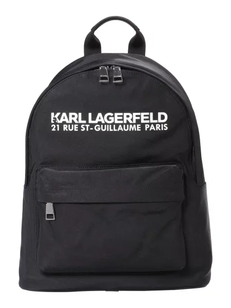Karl Lagerfeld rucsac femei mare neted negru