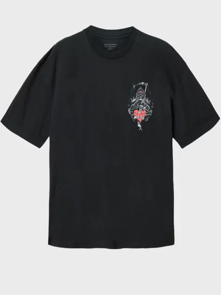 Футболка Allsaints чорна
