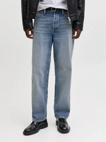 JACK & JONES Džínsy JJIEddie JJOriginal denim modrá