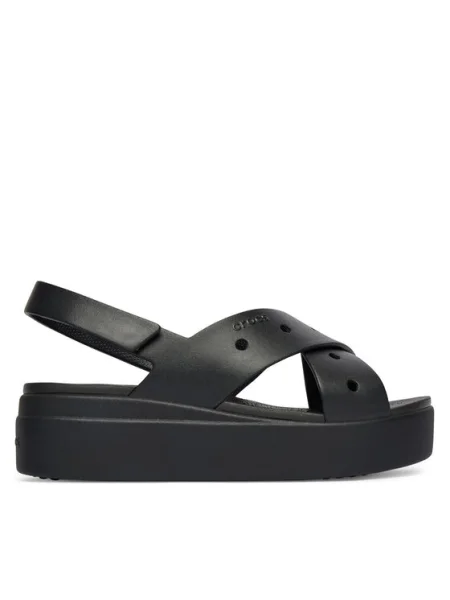 Szandál Crocs Brooklyn 4U Cross Strap Sandal fekete