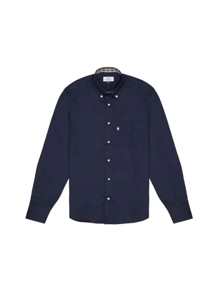 Koszula Aquascutum casual niebieska