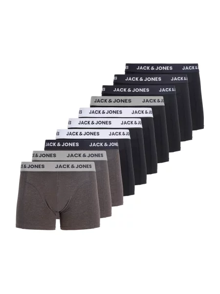 JACK & JONES Boxeri JACJOE albastru noapte / gri / gri amestecat alb