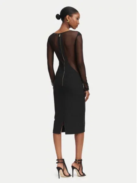 Elisabetta Franchi Cocktail obleka črna