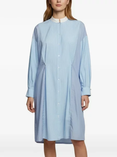 Rochie mini Maje cu dungi albastru