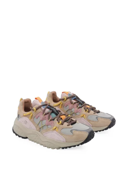 Sneakerși Flower Mountain din piele de căprioară