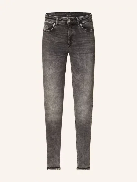 Only Džíny dark grey denim šedé