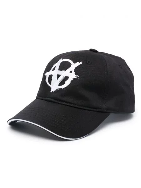 Șapcă Vetements cu broderie negru