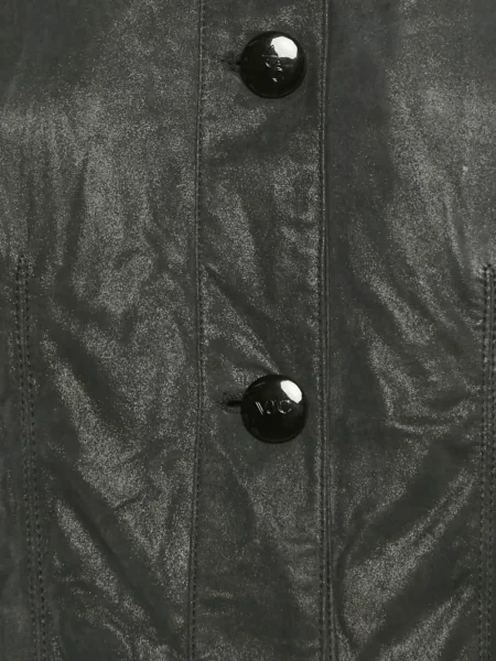 Trenci Versace Jeans Couture din piele gri