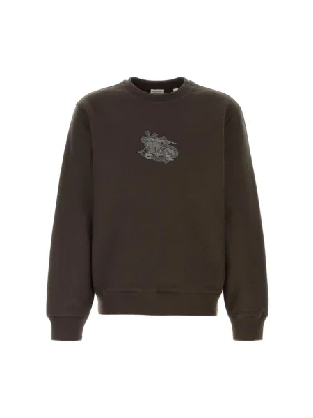 Bluza nierozpinana Burberry z logo brązowa