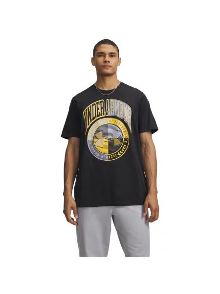 Koszulka Under Armour M VARSITY CREST SS czarna